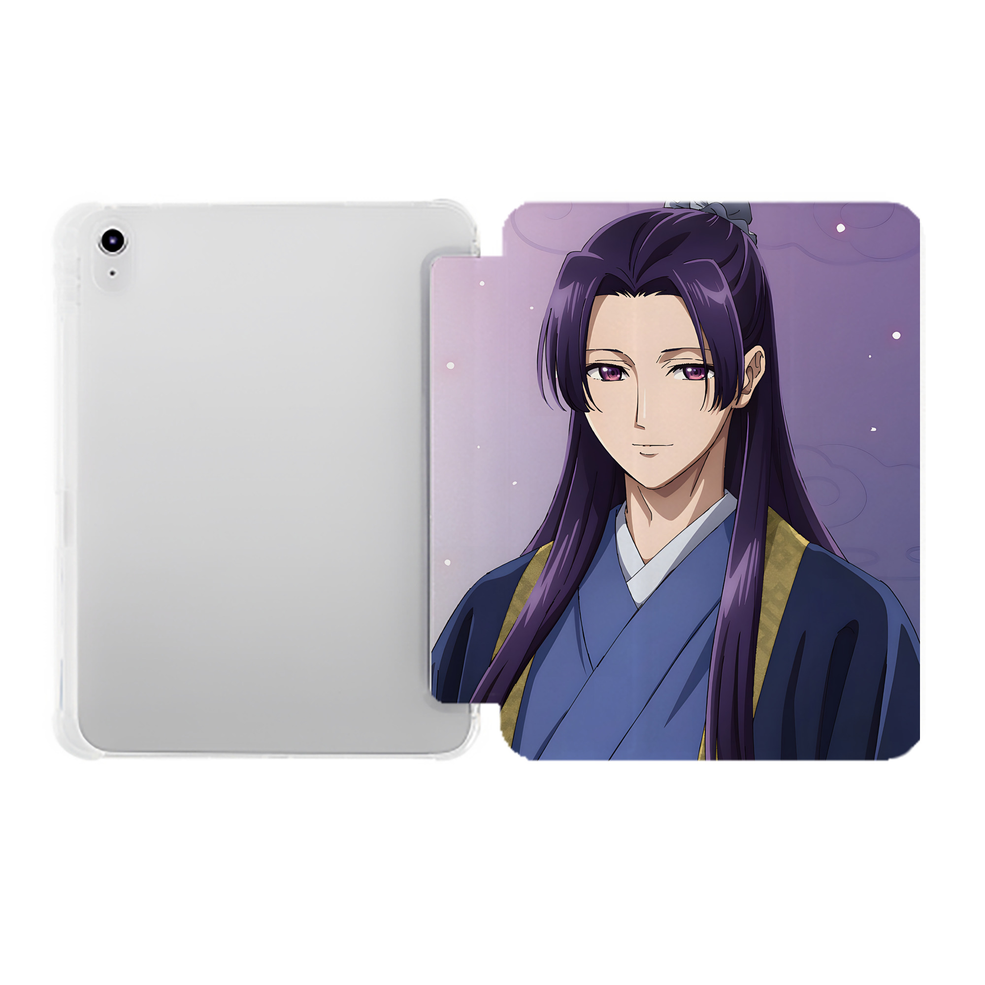（画像用） 薬屋のひとりごと The Apothecary Diaries IPad ケース ペン収納付き 三つ折りスタンド PUレザー×シリコン 対応機種9.5/10.5/10.9インチ